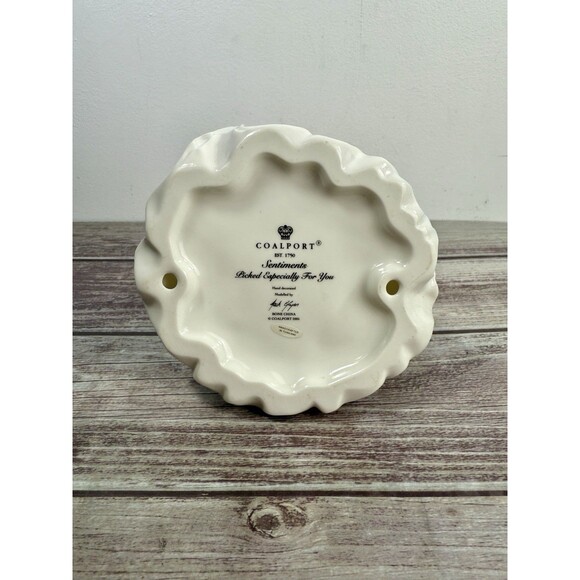 Coalport Sentiments "Picked Especially for You" Bone China Lady Figurine 2005 - Picture 6 of 17